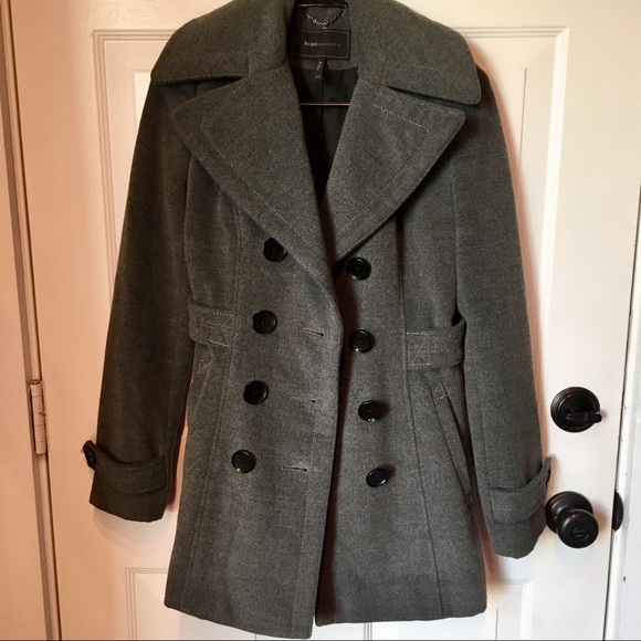 BCBGMAXAZRIA “Finn” Peacoat in Charcoal Gray🌟EUC - Picture 15 of 16